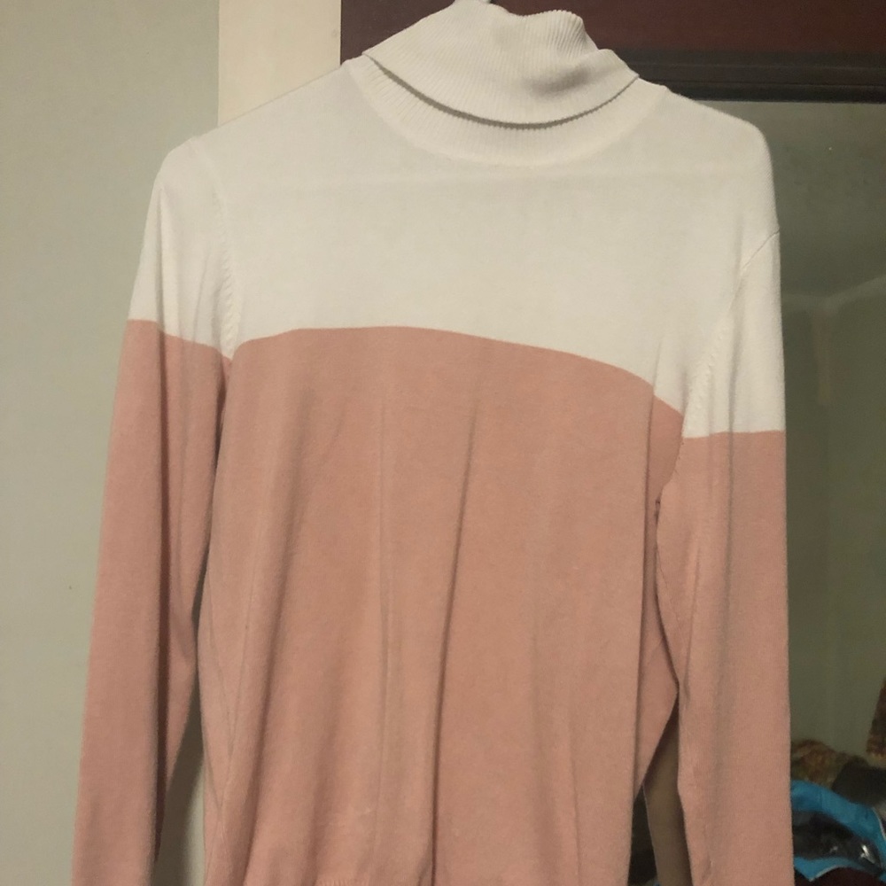 form fitting Calvin Klein turtle neck